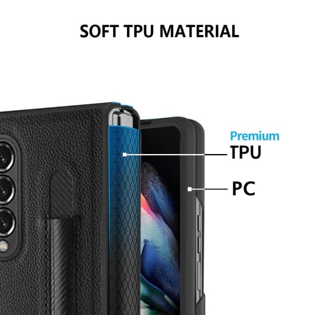 SAMSUNG GALAXY Z FOLD3 5G FOLD 3 S PEN HOLDER CASE HINGE PROTECTOR