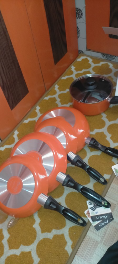 Kirin Ganda Set 3 In 1 Frypan 20cm + 22cm + 24cm Perlengkapan Masak