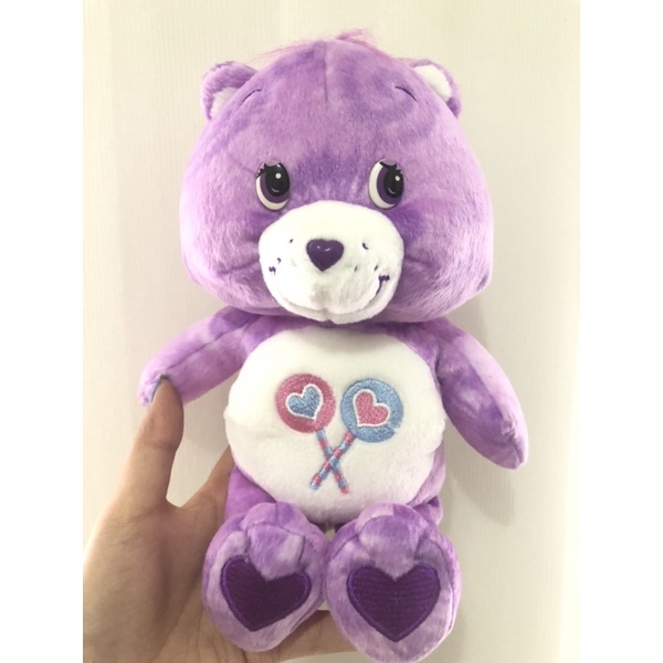 Boneka Care Bears Tye Dye / Boneka Karakter Care Bears Tye Dye Super Rare / Boneka Care Bears Ungu /