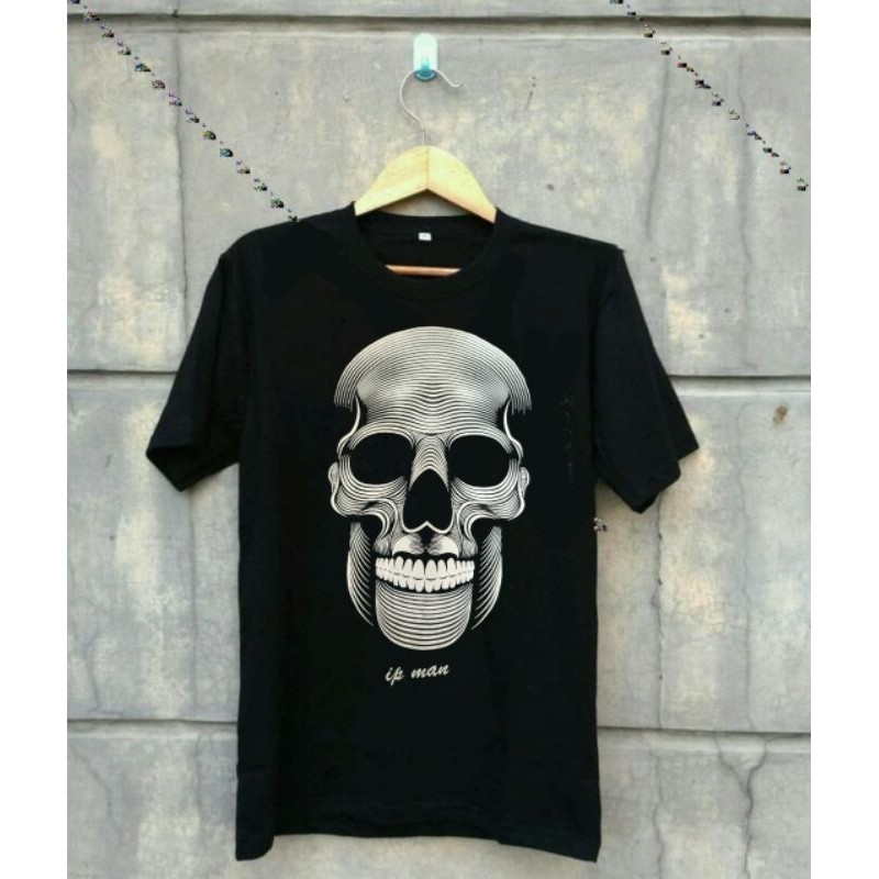 baju kaos distro anak remaja gambar tengkorak keren