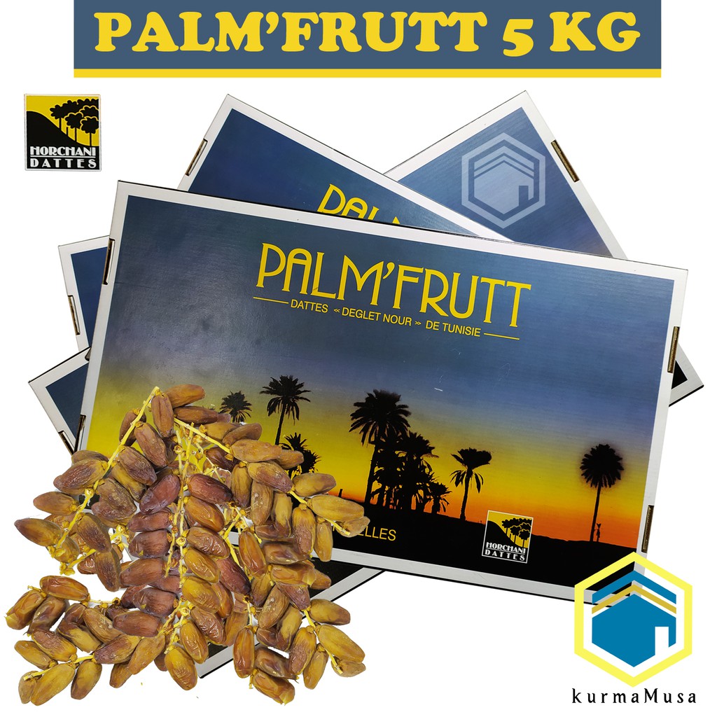 

Kurma Tunisia Plam Fruit Tangkai 5kg Super Premium