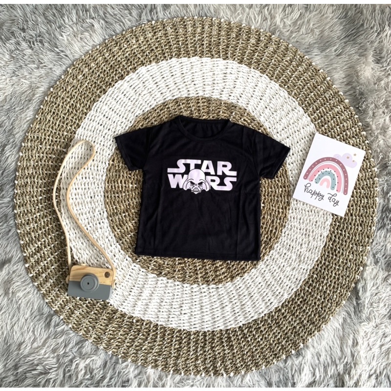 Baju Kaos Anak Laki Laki Starwar | Kaos anak usia 12 bulan - 5 tahun | Kaos distro anak