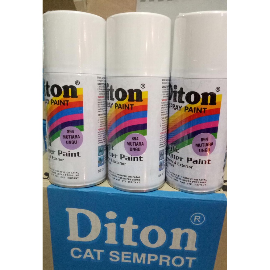 cat semprot pilok pilox diton mutiara unggu 894 300cc mutiara unggu purple