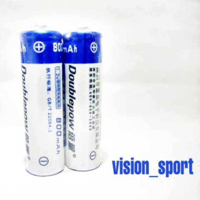 Baterai Charger Batre ces Alkaline AA 800 mAh 2 pcs