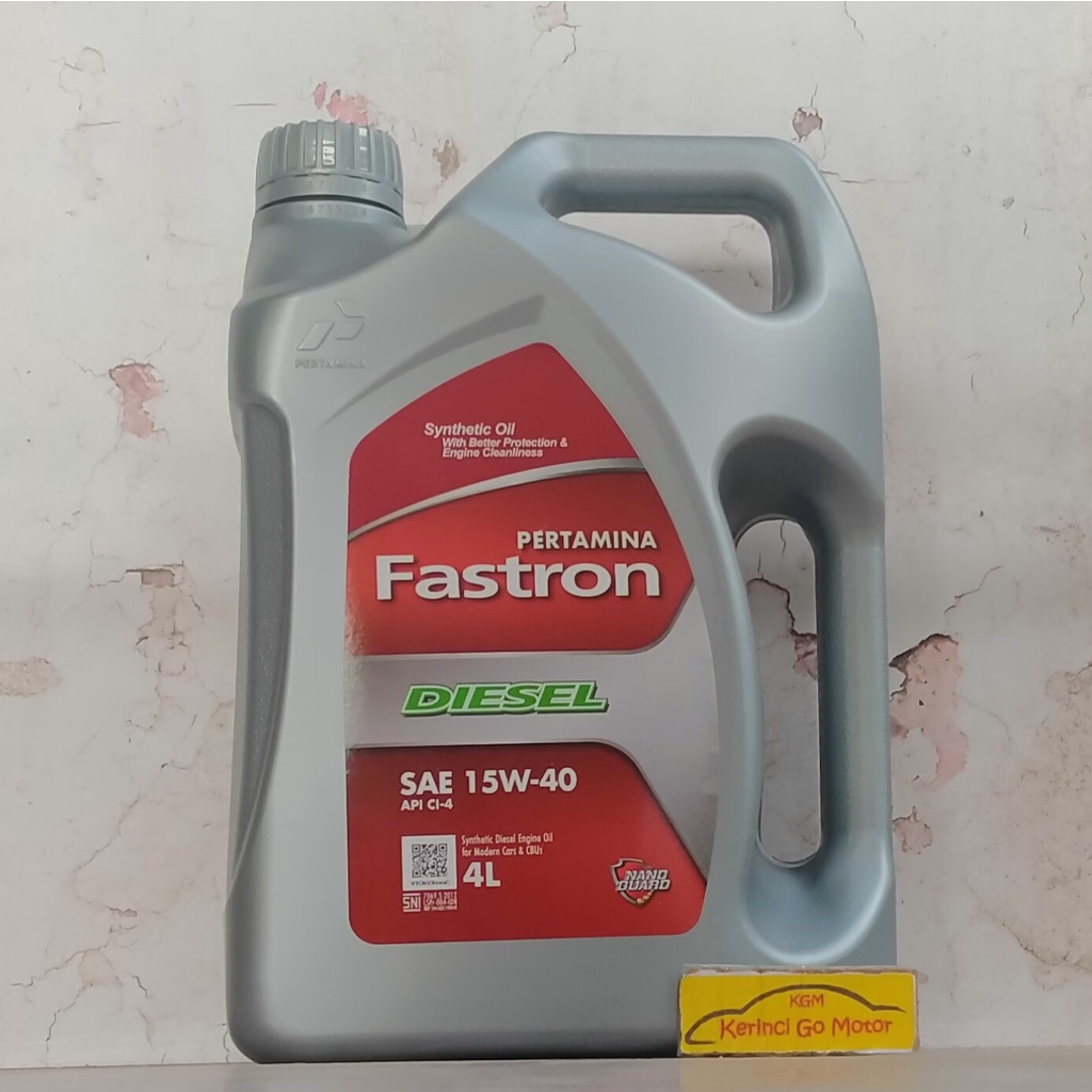 OLI FASTRON DIESEL 15W-40 4L GALON PERTAMINA - OLI DIESEL FASTRON