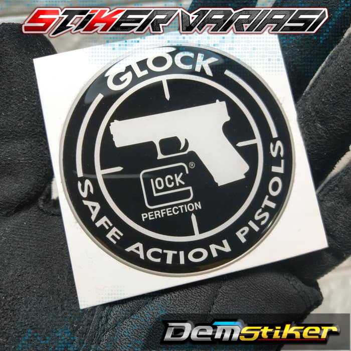 

stiker timbul glock timbul 3D
