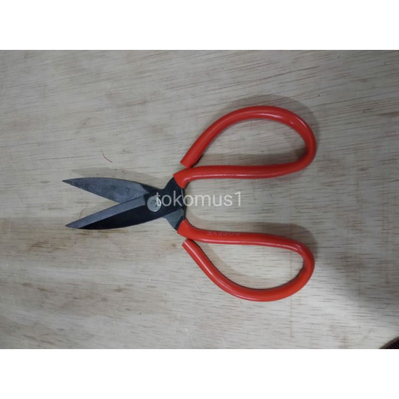 GUNTING POTONG BAHAN KAIN KULIT KODOK TAILOR SCISSORS GG MERAH