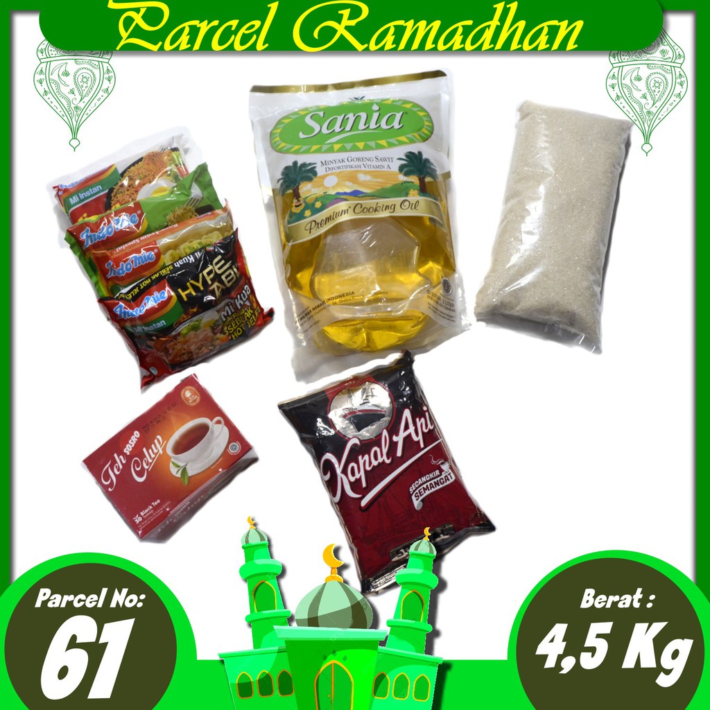 

Paket No 61 [Basic Dapur Ibu Siap] Promo Parcel Sembako Murah Parsel EXP DATE AMAN Spesial Ramadhan