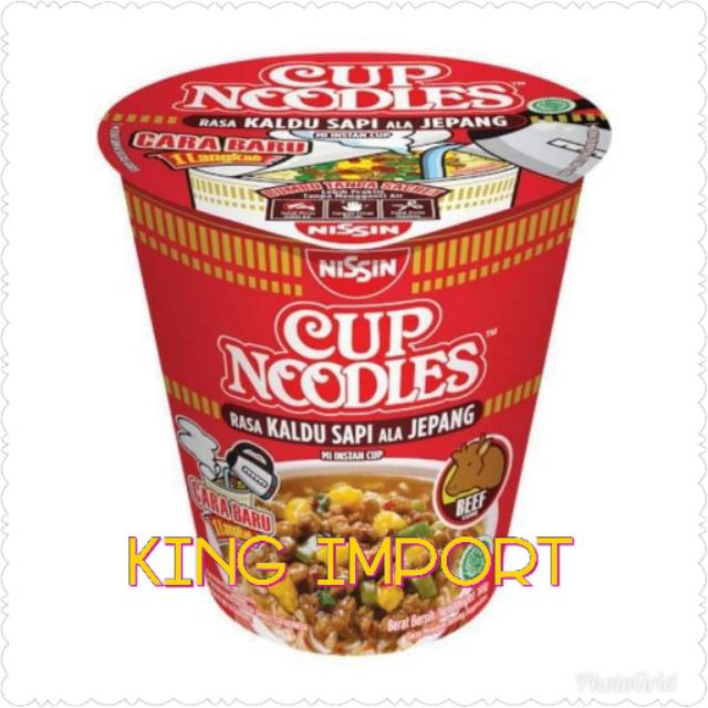 

Nissin Cup Noodle beef japanese Rasa kaldu sapi ala jepang 67gram