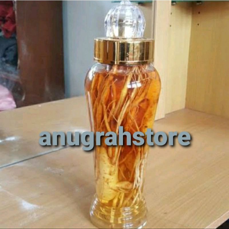 Ginseng merah korea asli lengkap botol