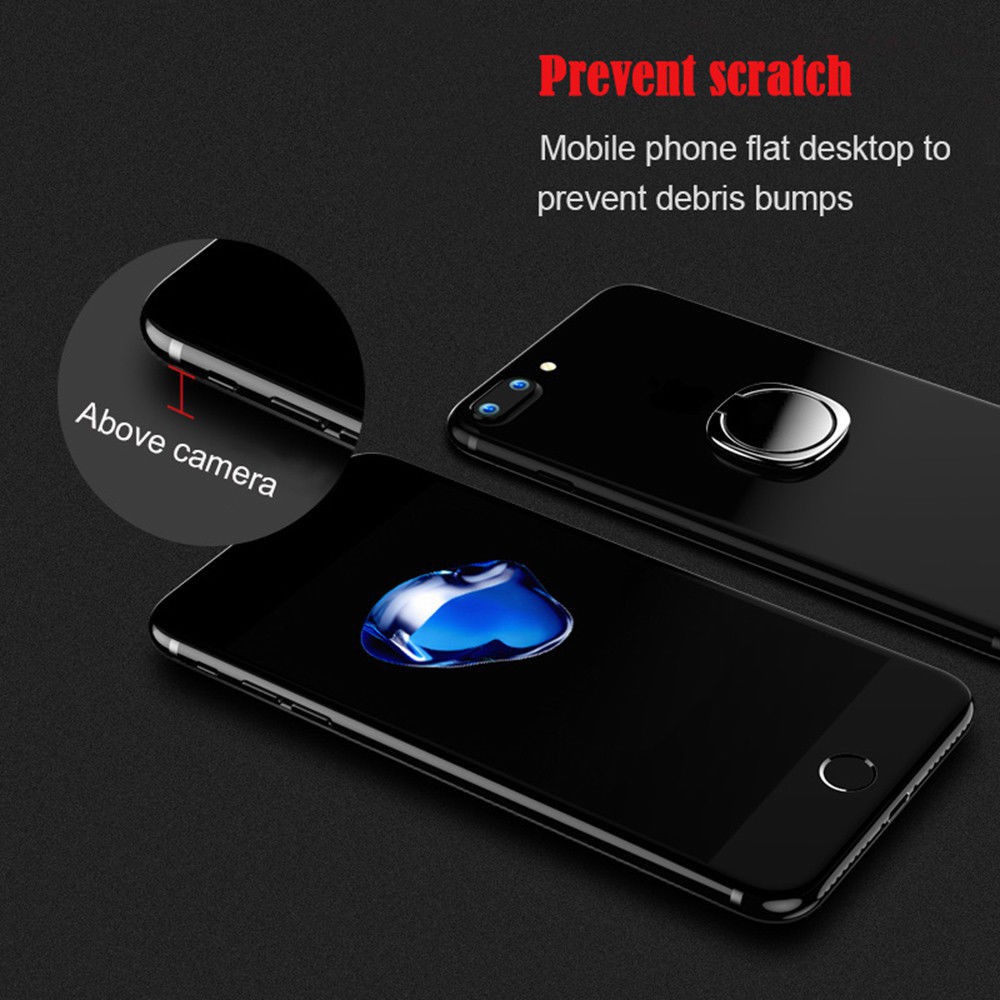 Universal Metal Holder Car Mount 360° Finger Ring Desk Bracket For Cell Phone xiaomi huawei iphone
