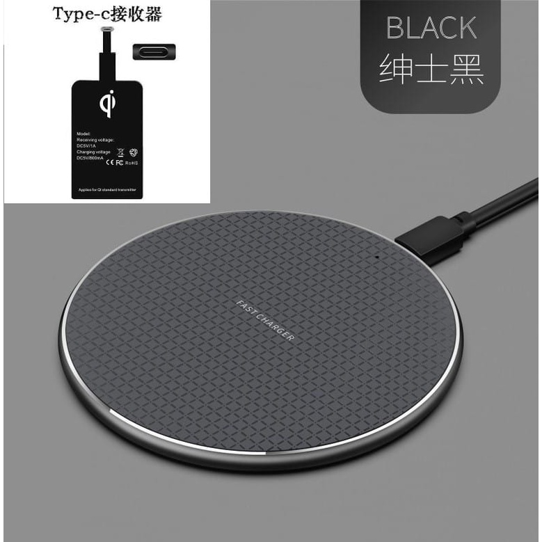 Wireless Charger 10W 15W Wireless Fast Charging QI Quick Charger Bulat