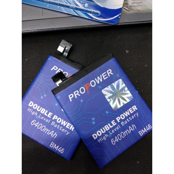 BATERAI BATRE DOUBLE POWER PROPOWER BM46 XIAOMI REDMI NOTE3 DOUBLE POWER