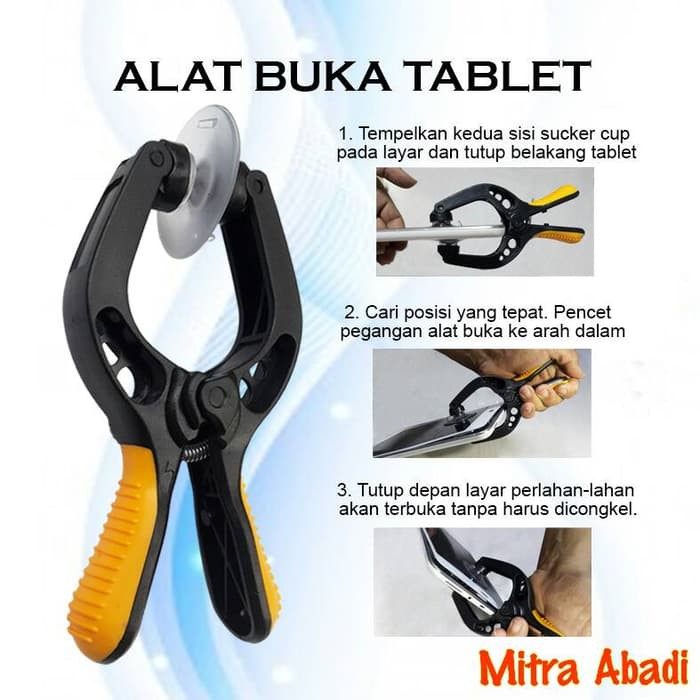Alat Buka Tablet with Suction Cup Karet