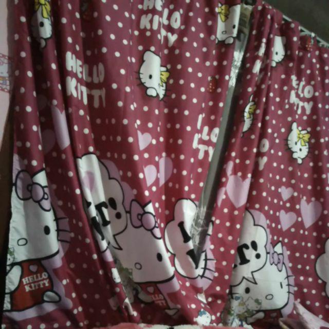 Kain Vitrase Gorden Hello Kitty