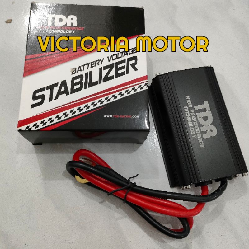 Stabilizer Voltage baterai Aki motor TDR/ Penghemat daya listrik lampu motor HID Neon LED lampu