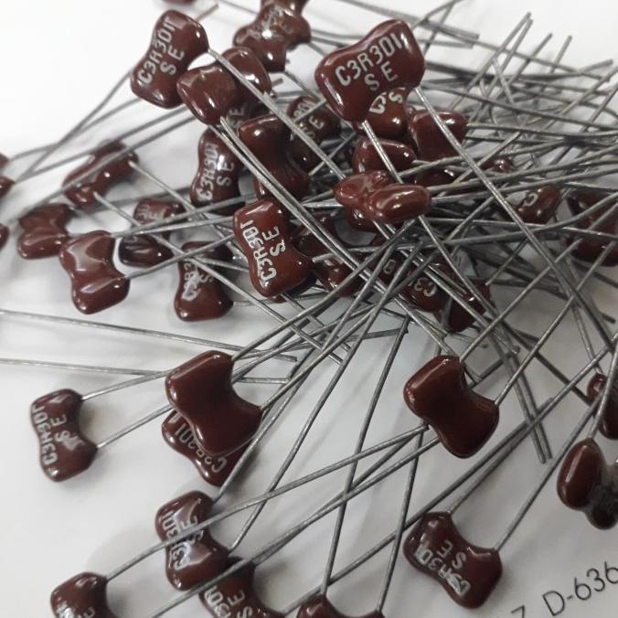 capasitor silver mica 300pf part-el90 Diminati Banget