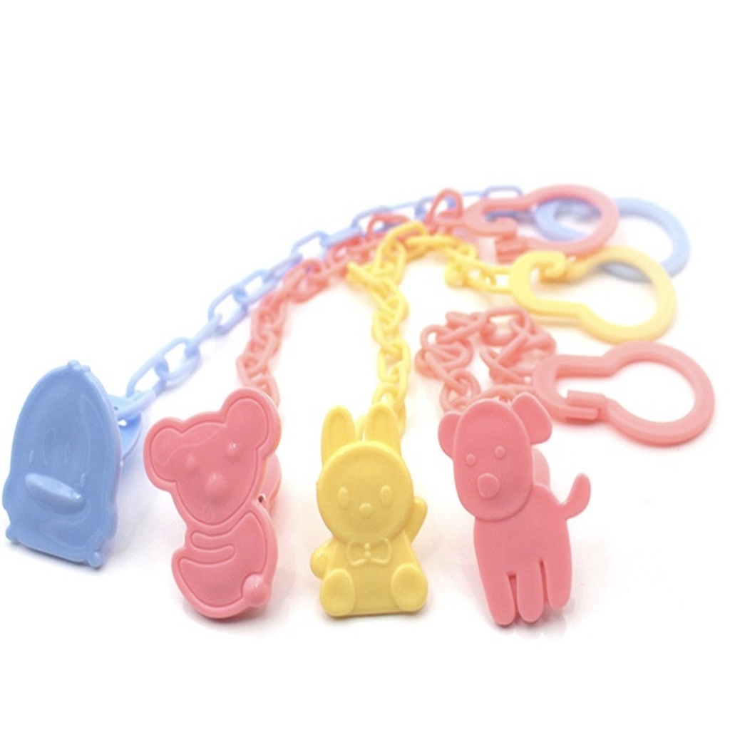 KLIP RANTAI PENJEPIT DOT BAYI / RANTAI EMPENG / TALI GANTUNGAN EMPENG / TALI RANTAI DOT BAYI / BABY SAFETY PACIFIER (IP)