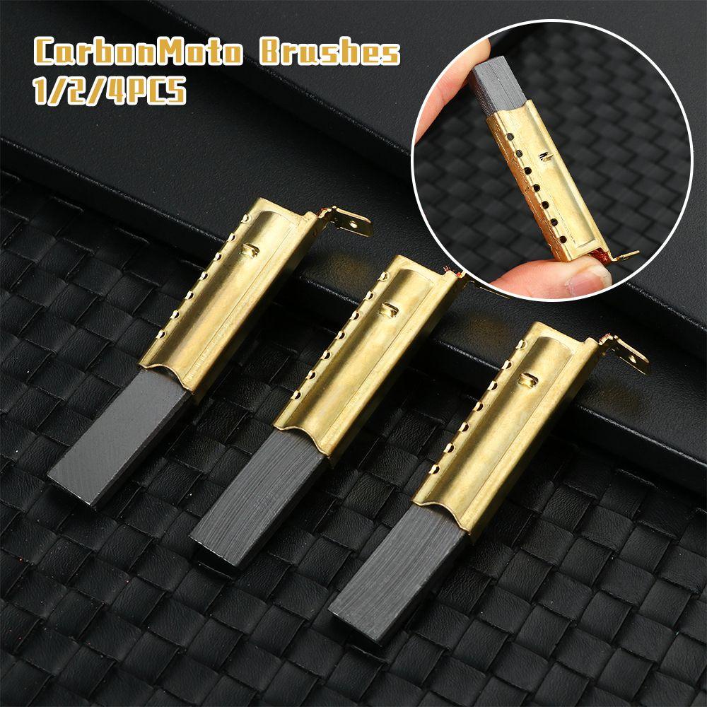 Populer1 /2/4pcs Carbon Brush Pengganti Untuk XQG60-1036E/XQG60-1026ES Industrial Vacuum Cleaner Rotary Alat Perkakas Tangan Carbon Brush Set