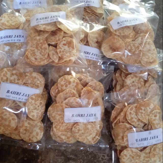 

Kripik tempe sagu 1ons