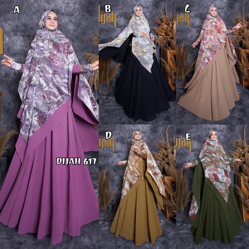 Gamis DIJAH 617 Original by DIJAH