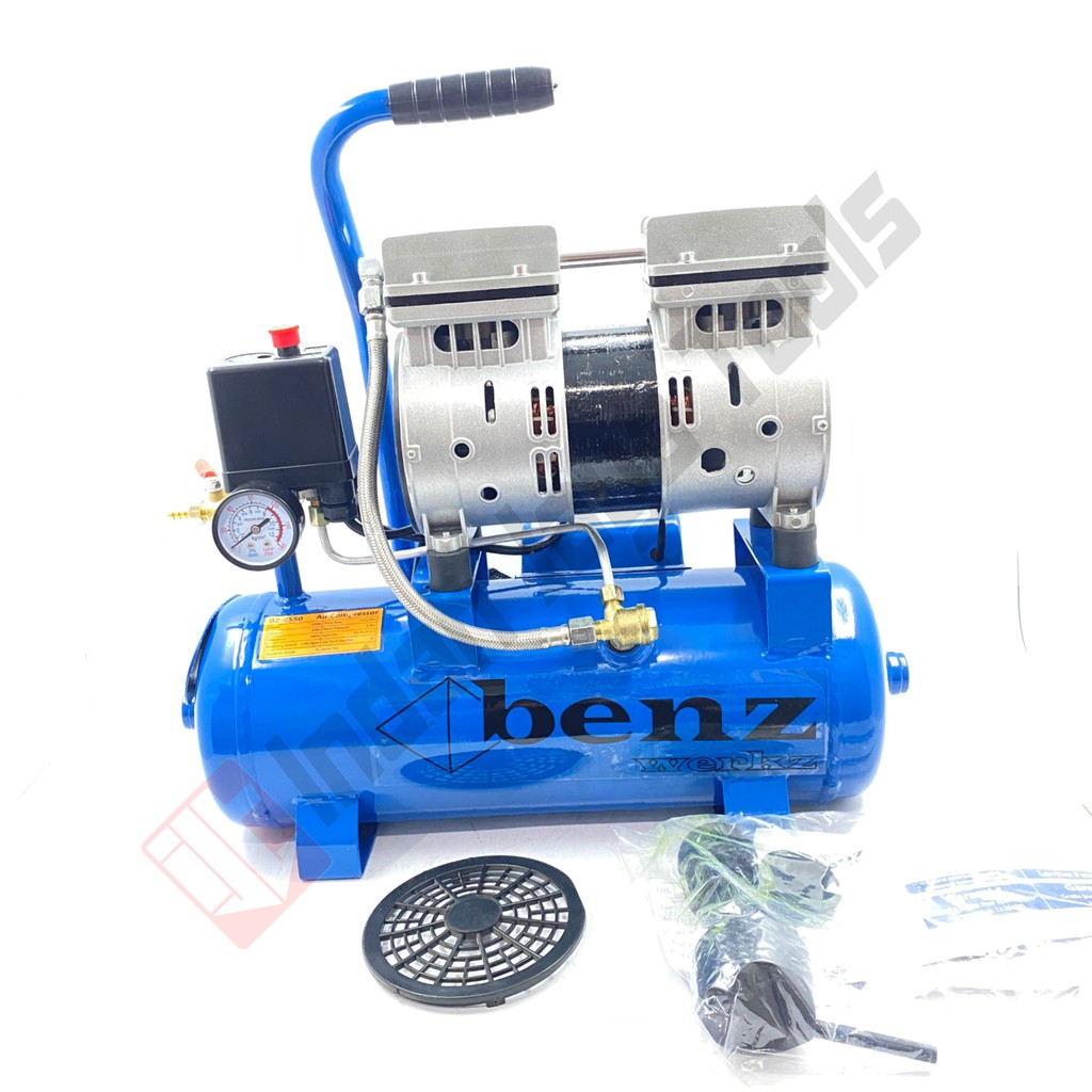 BENZ BZ-8550 Kompresor Angin SILENT 3/4 HP 9 Liter Oilless