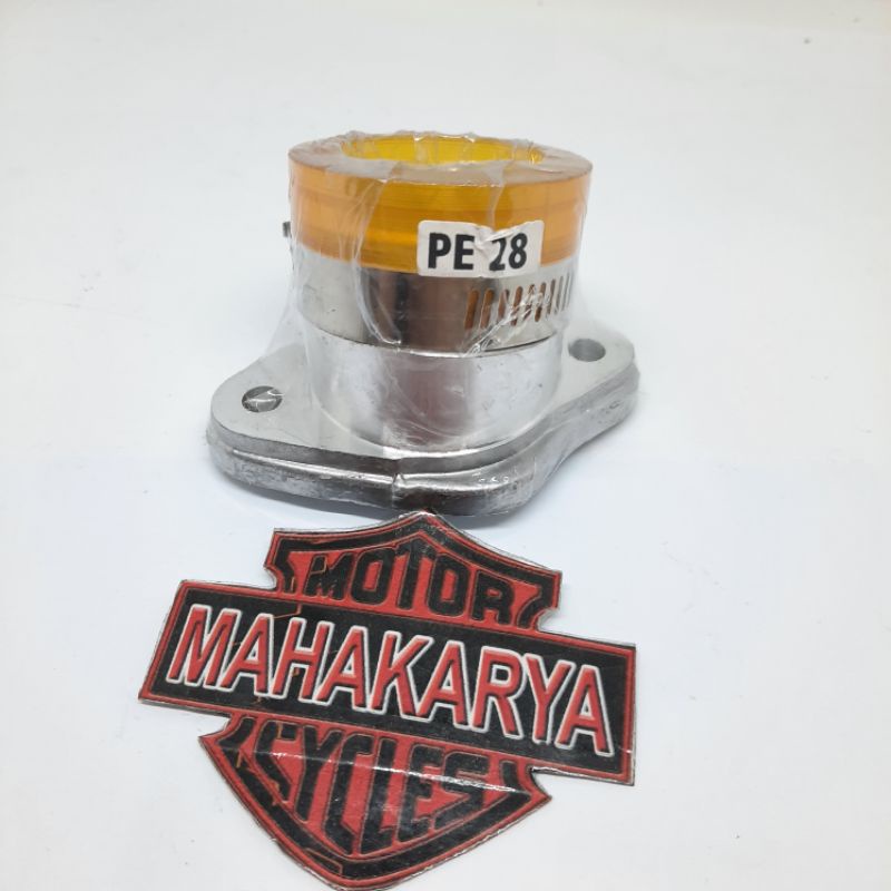 INTAKE MANIPOL MANIPUL KARBURATOR TIGER PE 26 28 RACING MIRING TEFLON PNP CB GLPRO