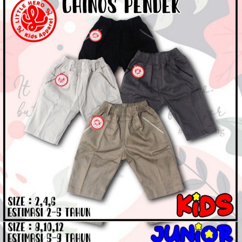 Celana Pendek Chinos Anak Premium