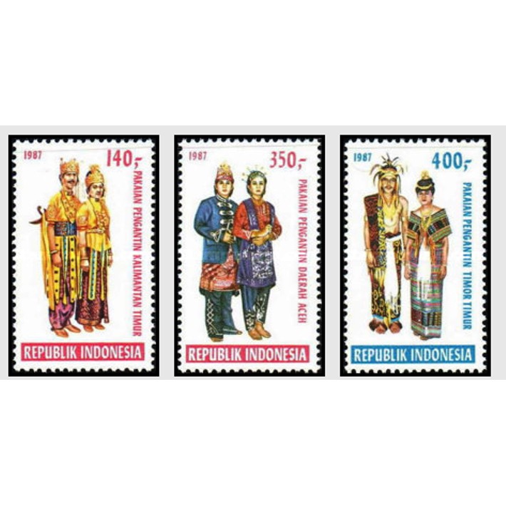 

Perangko Filateli Indonesia Wedding Costumes