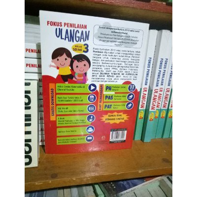 Fokus Penilaian Ulangan Kelas 3 SD   Buku Pendamping Tematik Kelas 3 SD   Bintang Cendekia