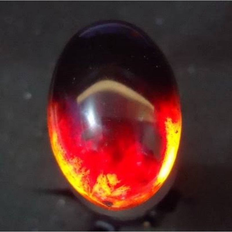 Batu Akik Kecubung Api