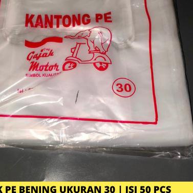 

KRESEK PE BENING UKURAN 30 x 41 | ISI 50 PCS