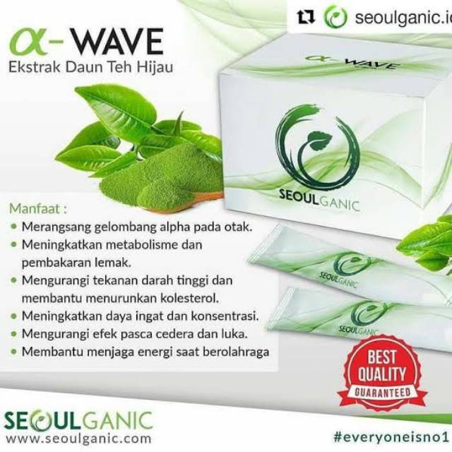 

ALPHA WAVE Seoulganic Ekstrak Daun Teh Hijau