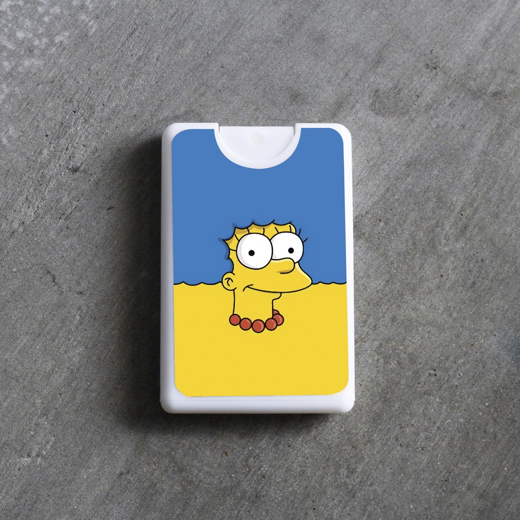 Hand Sanitizer Spray Pocket HandSanitizer Gantung Aroma Orange 18ml ( Series The Simpsons )