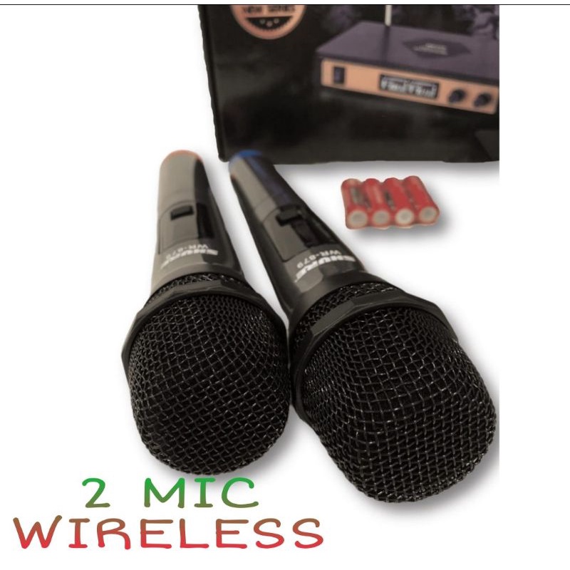 Mic Wireless SHURE WR 879 Display Digital 2 Mic Pegang Bisa jarak Jauh