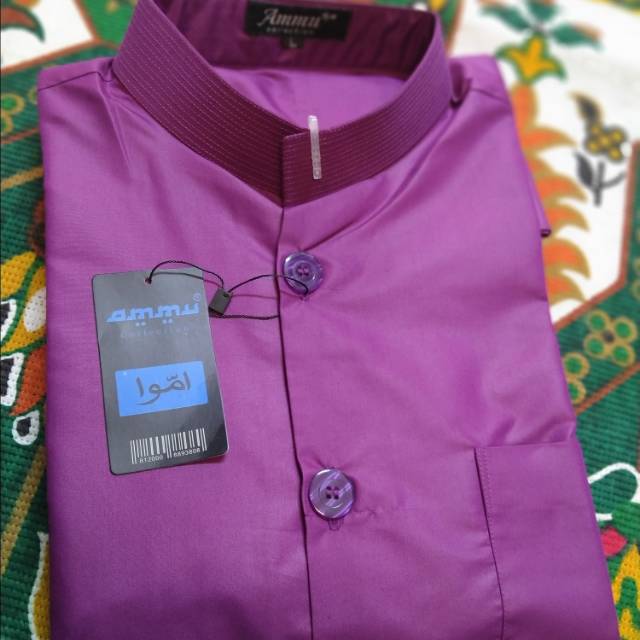 Baju koko Ammu ungu size L