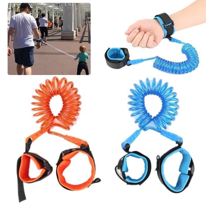 RUBBER FLEX KID GUARD TALI GELANG PENGAMAN TANGAN ANAK ANTI HILANG