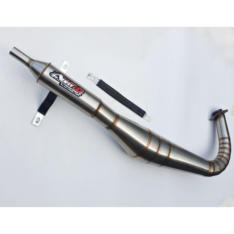 Knalpot RX King RXS Kolong 3v3 ABRT20 Stainless