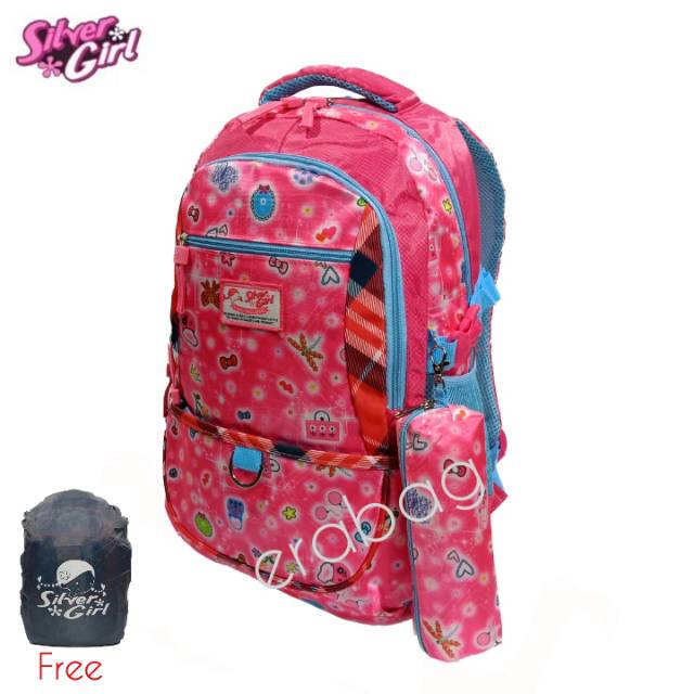 Tas ransel alto Silvergirl sekolah wanita