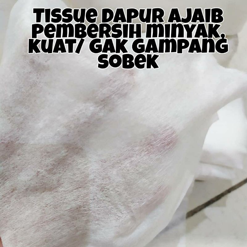 Tissue dapur / tissue kompor / tissue ajaib / tissue serbaguna