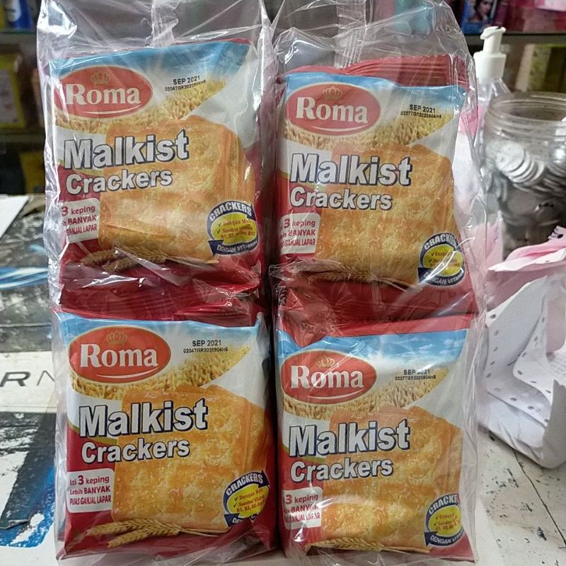 

ROMA Malkist creckers manis 27g x 10 pcs