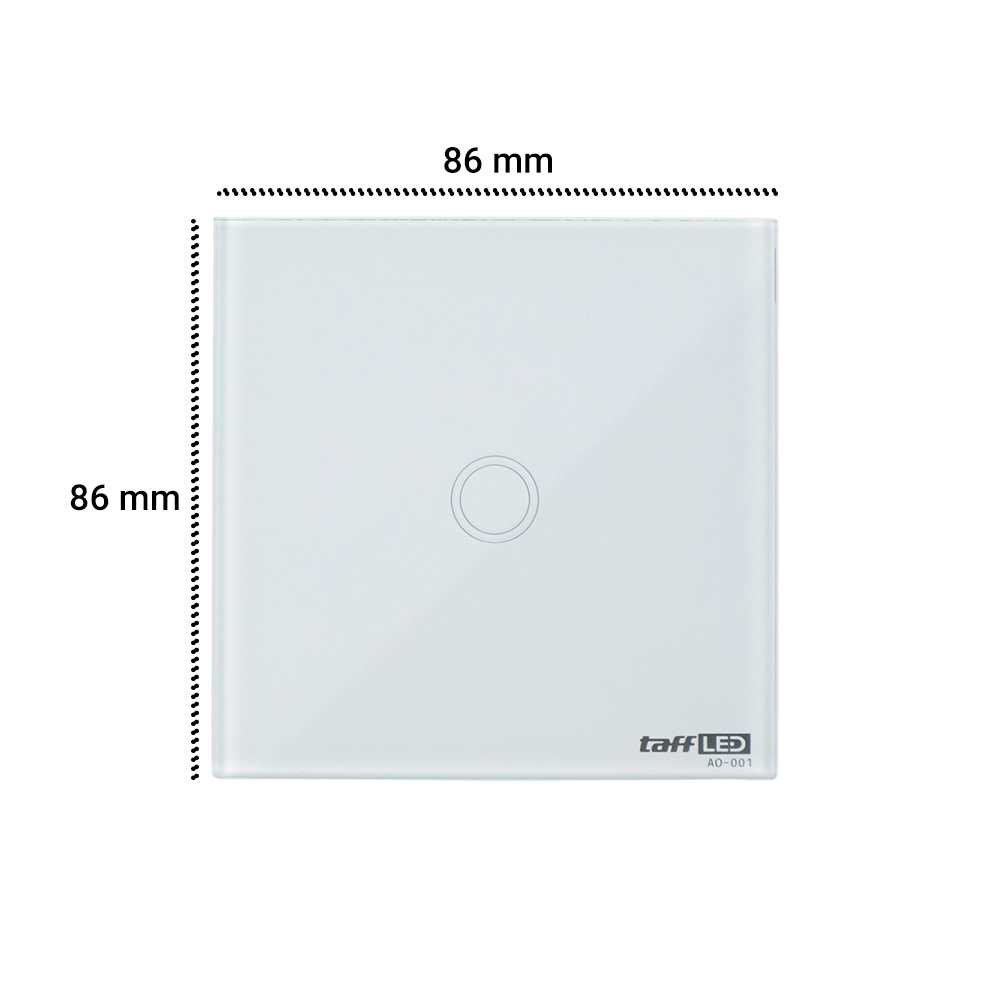 Saklar Lampu Luxury Touch LED Light Panel - TaffLED AO-001