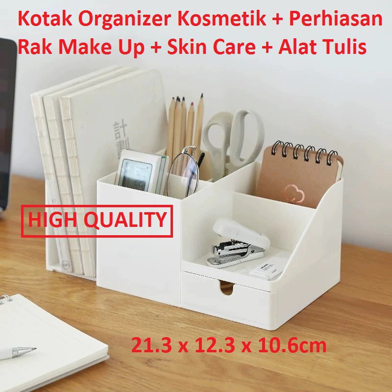 (HIGH QUALITY) KOTAK KOSMETIK + PERHIASAN + MAKE UP + SKIN CARE + ALAT TULIS KANTOR + ORGANIZER GOOD