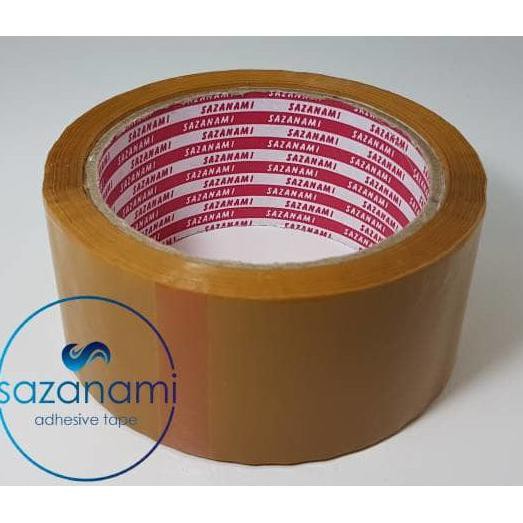 

Lakban Bening 2" Inch 80Y Yard Sazanami Opp Tape Isolasi Selotip