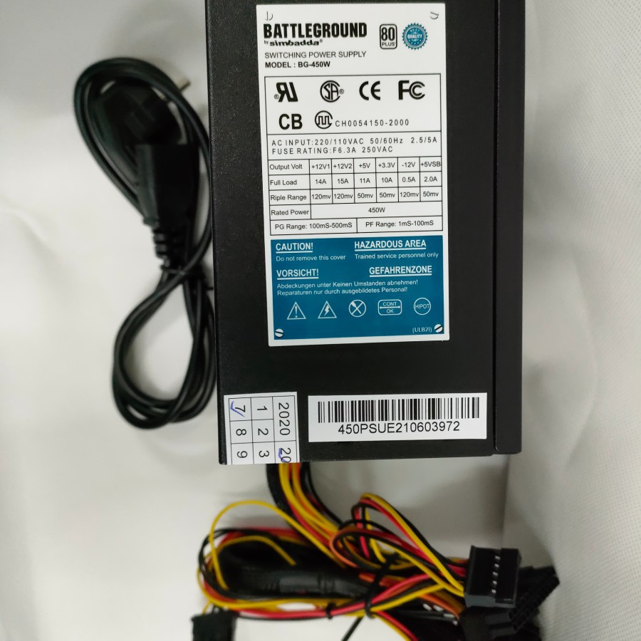 PSU Simbadda 450w / Power Supply Simbadda 450w