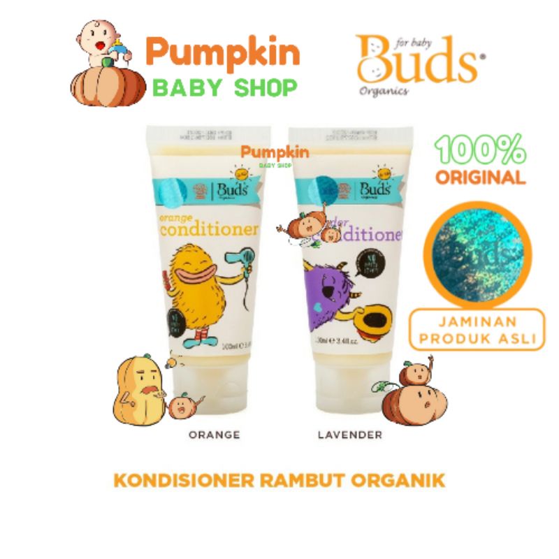 Buds Organics Kids Conditioner Lavender / Orange Kondisioner Anak Organik