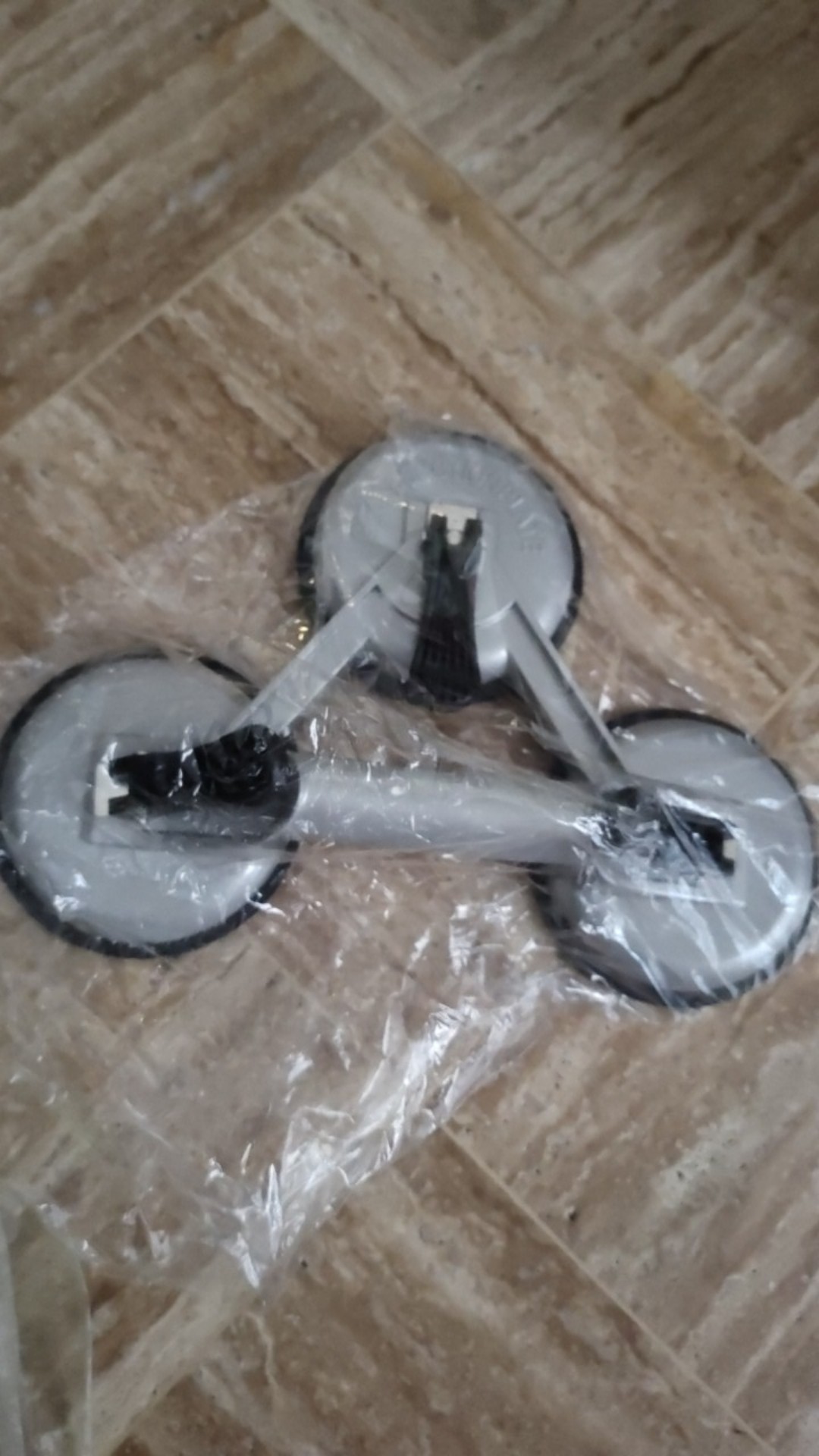 Kop Kaca Kaki 3 Sellery Suction Cup 3 Leg Perekat Kaca 3 Cabang