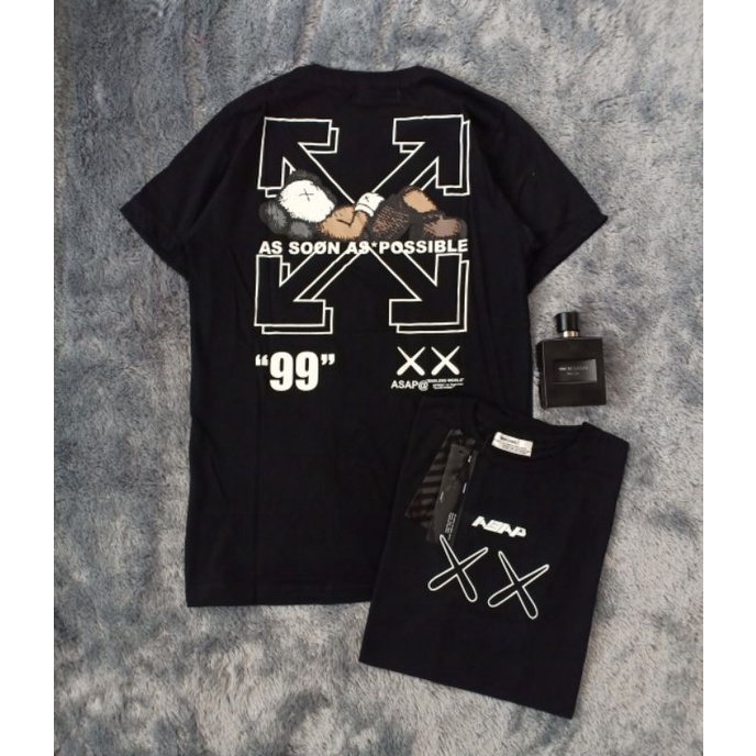 KAOS OFFWHITE PENDEK PRODUK ORIGINAL KAOS PRIA WANITA DEWASA KAOS BREND