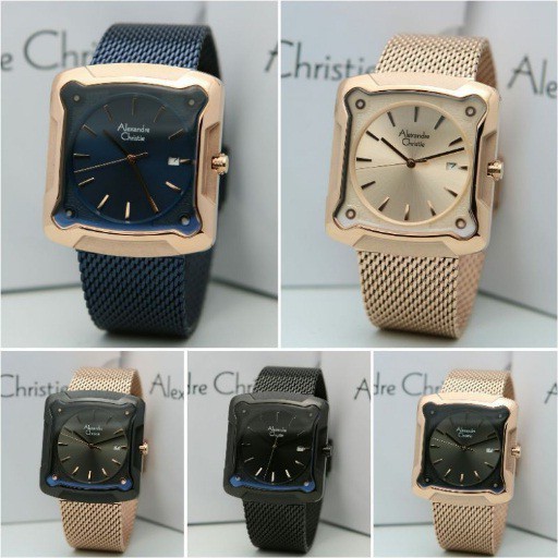 Jam Tangan Alexandre Christie AC 3030 Rantai Pasir Wanita Jam Tangan Wanita Original