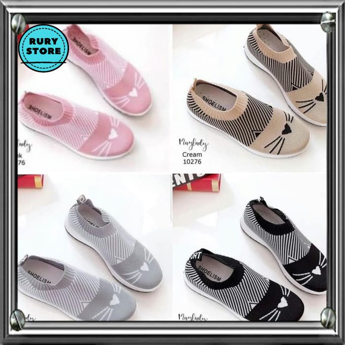 Slip On Sepatu Wanita Sneakers Wanita Sepatu Sneakers Tanpa Tali Casual